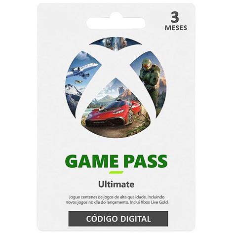 Assinatura Xbox Game Pass Ultimate 3 Meses Digital T Card Online