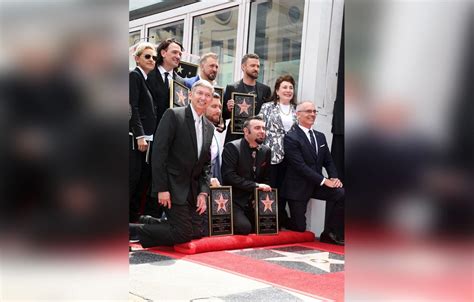 Nsync Members Get Star In Hollywood Walk Of Fame