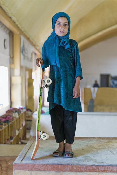Portraits Of Afghan Girls Who Are Empowered By Skateboarding