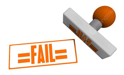 Fail Stamp Result Concept Reviewed Form Png Transparent Image And