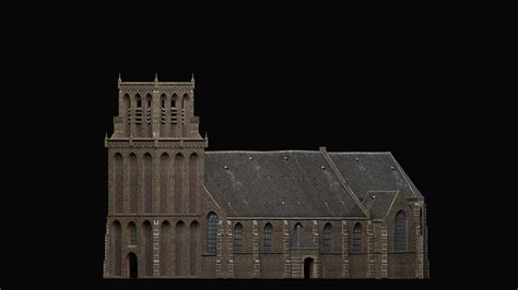 Old Medieval Church 3d Model Turbosquid 1468152