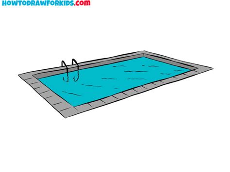 How To Draw A Pool Easy Drawing Tutorial For Kids