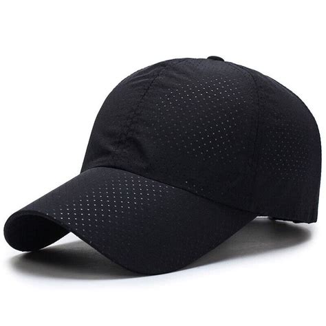 Unisex Solid New Summer Baseball Cap Quick Dry Mesh Breathable Leisure