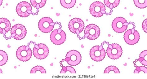 Sex Shop Fashion Seamless Pattern Pink Stock Vector Royalty Free