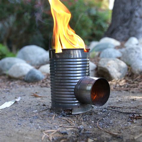 Make A Camping Stove From Tin Cans Tin Can Camping Stove Stove