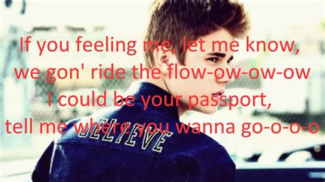 Justin Bieber Out Of Town Girl With Lyrics Youtube