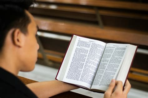 Man Reading a Bible · Free Stock Photo