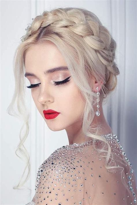 30 Attractive Bride Makeup Ideas Bridal Makeup For Blondes Blonde Hair Makeup Bride Makeup