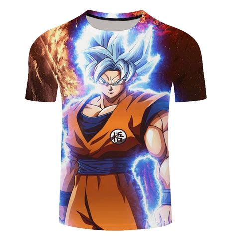 Buy 2018 Dragon Ball Z T Shirt Goku 3d Print Short