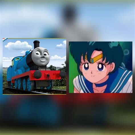 There Are Two Pictures Of Thomas The Tank Engine And His Friend Thomas On The Train