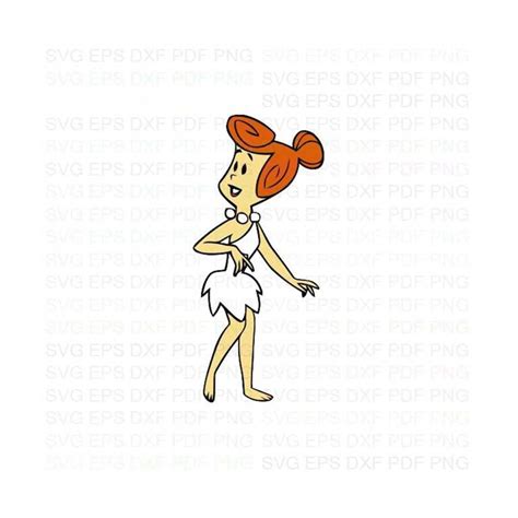 Wilmaflintstonetheflintstones Svg Dxf Eps Pdf Png Cricut Inspire