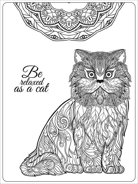 Joanna has created some of the most popular adult coloring books worldwide. Be relaxing as a cat - Cats Adult Coloring Pages