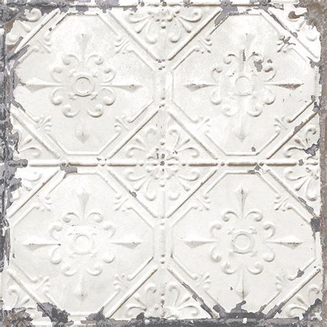Nu2086 Vintage Tin Tile Peel And Stick Wallpaper By Nuwallpaper