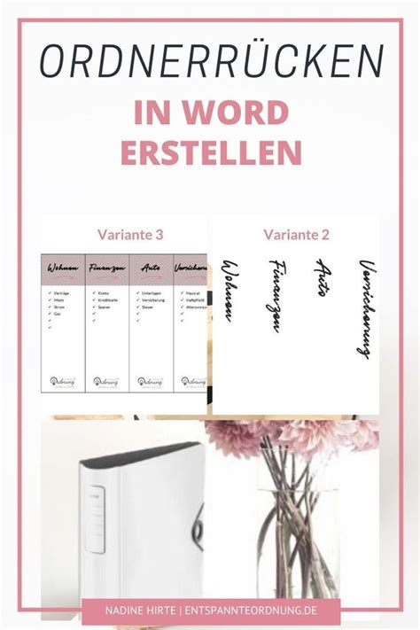 Microsoft word tutorial |how to insert images into word document table. Ordnerrücken Word kostenlose Vorlage zum Download in ...