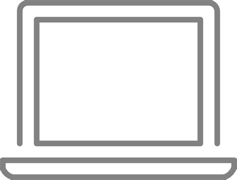 Download Open Laptop Icon White Png Full Size Png Image Pngkit