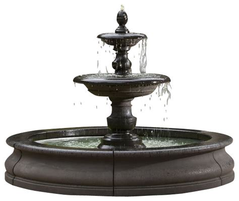 Campania Caterina Outdoor Water Fountain In Basin And Reviews Houzz