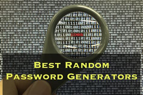 5 Best Random Password Generators — Insights For Success