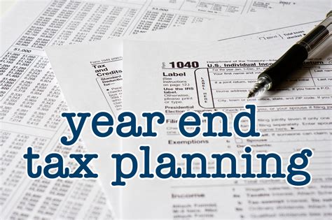 Year End Tax Planning Checklist 2019 Avidian Wealth Solutions