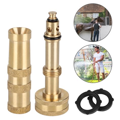 Watering Equipment Home Garden Solid Brass Garden Nozzle Heavy Duty Adjustable Twist Water