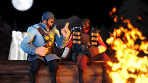 Blu Soldier And Red Demoman Sfm Tf2