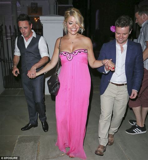Holly Willoughby Flashes Her Bra As She Leaves Itv Summer Party On The