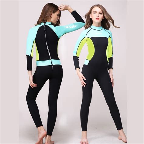 Women S Wetsuit Mm Premium Neoprene Full Wetsuits Girls Diving Suits
