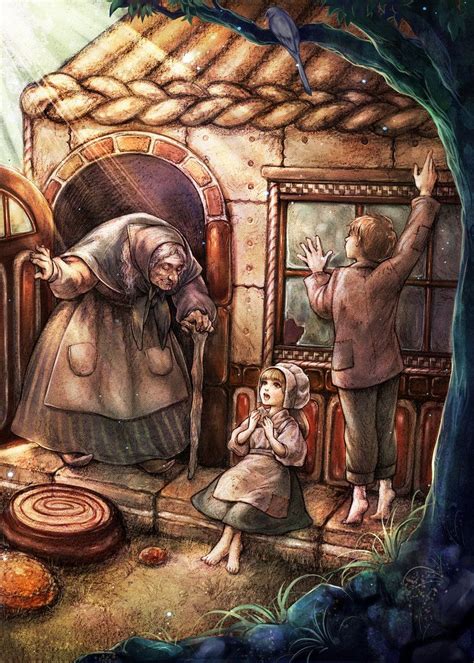 Henzel And Gretel Fairytale Art Fairytale Illustration Fairy Tales