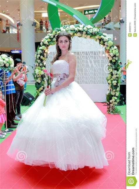 Wedding Dresses Fashion Show Editorial Stock Image Image