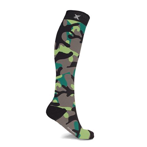 Military Camo Knee High Compression Socks 1 Pair Large Extra