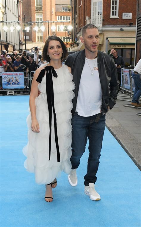 Tom Hardy And Charlotte Riley Swimming With Men Premiere Popsugar Celebrity Photo 25