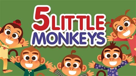Five Little Monkeys Jumping On The Bed • Nursery Rhymes Song With