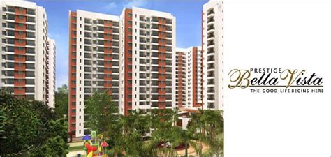 Prestige Bella Vista 1 2 3 And 4 Bedroom Apartments At Porur Chennai