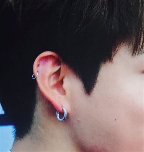 He is a vocalist, the center, a dancer, a visual and the maknae. Jungkook's piercing appreciation ! | ARMY's Amino