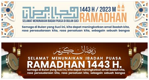 Desain Spanduk Puasa Ramadhan H Format Coreldraw Analisa Aceh