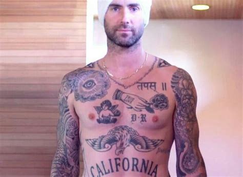 Adam Levine Tattoos The Artwork That Adorns His Full Body Visual