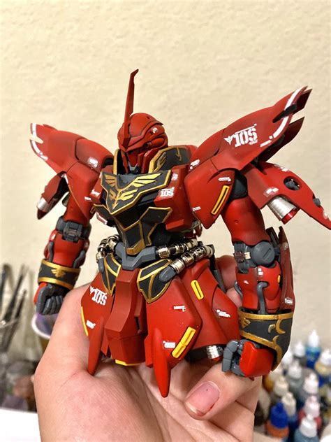 Wip Mg Sinanju This My First Custom Painting Im Also Add Some Metal