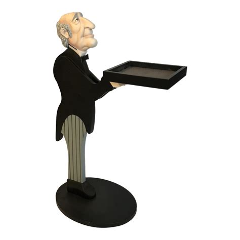 Jeeves The Butler Drinks Table Chairish