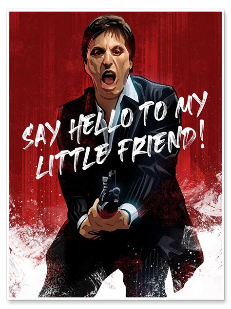 Scarface Print By Nikita Abakumov Posterlounge