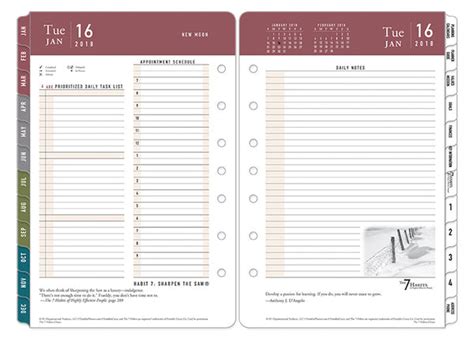 10 Franklin Covey Weekly Planner Template Million Template Ideas