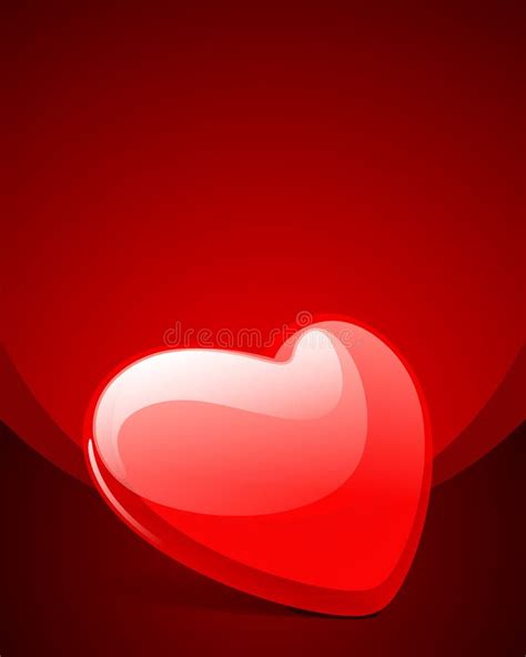 Transparent Red Heart Stock Vector Illustration Of Background 17822388
