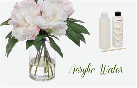 How To Use Acrylic Water With Silk Flowers The Koch Blog