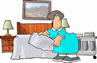 Housekeeping Maid Motel Cleaning Hotel Cartoon Clipart