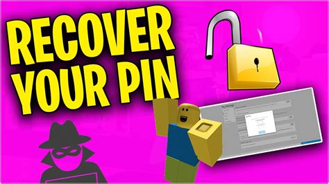 How To Know And Figure Out Your Account Pin On Roblox Youtube