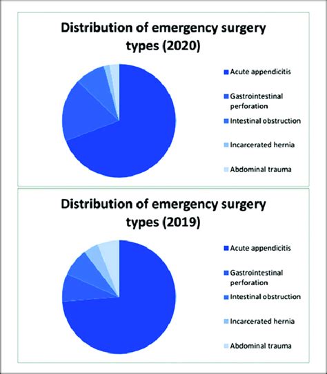 Distribution Of Emergency Surgery Types Download Scientific Diagram