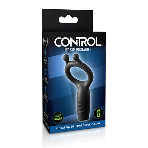 Sir Richards Control Vibrating Silicone Super C Ring