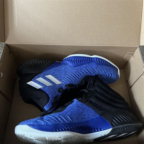 Blue Adidas Mad Bounce 2018 Size M11 Very Good Depop
