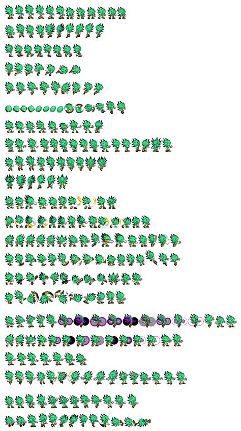 Perfect Chaos Nazo Sprite Sheet By Remisas On Deviantart