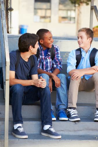 The boys are led by billy butcher, who despises all superpowered people, and the seven are led by the egotistical and unstable homelander. High School Boys In Step Way Outside Of School Talking ...