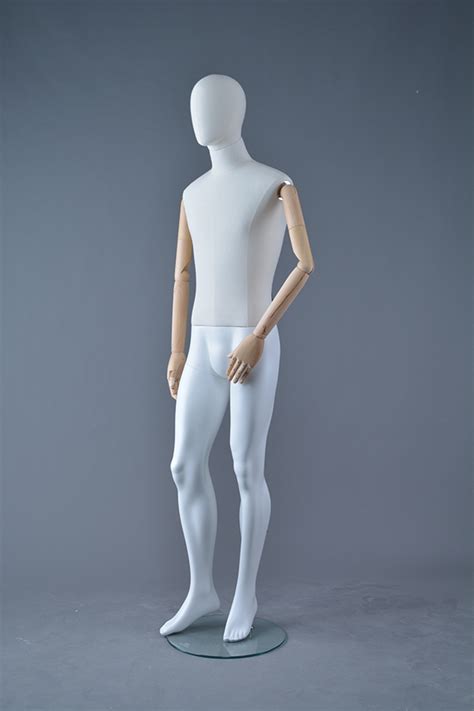 High Quality Full Body Fabric Mannequin Male Fashion Dummy With