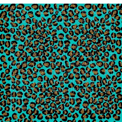 Glitter Leopard Print Backgrounds Pink Red Yellow Teal Etsy